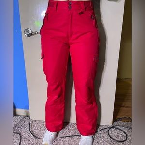 Red Men’s Ski Pants